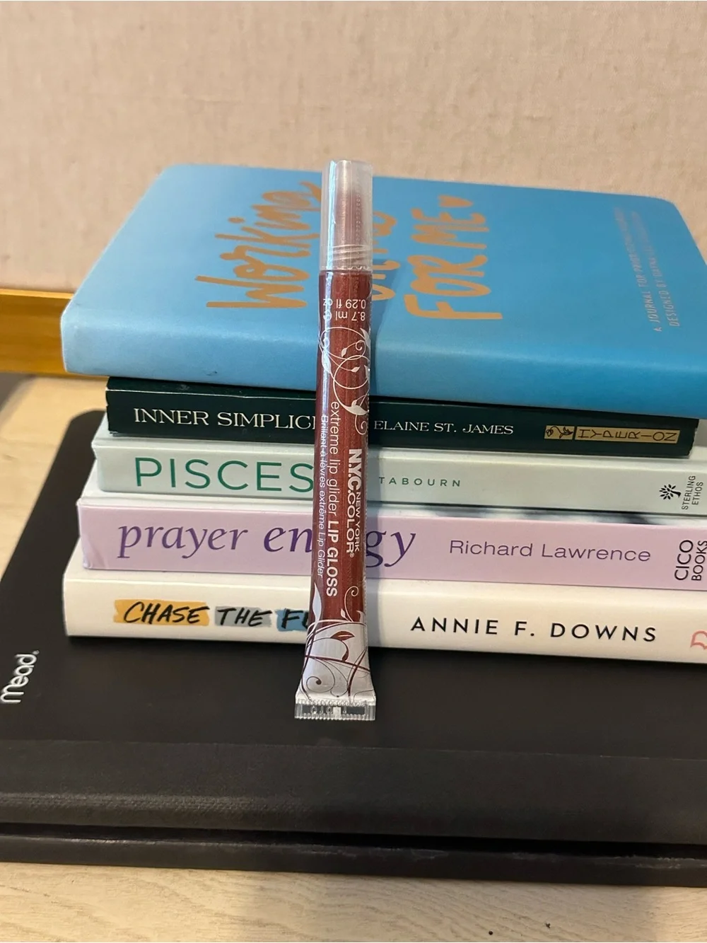 N.Y.C New York Extreme Lip Glider Lip Gloss 527U Riverside Rouge Discontinued